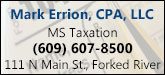 Mark Errion,CPA, LLC Sponsorship Banner